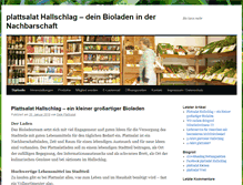 Tablet Screenshot of hallschlag.plattsalat.de