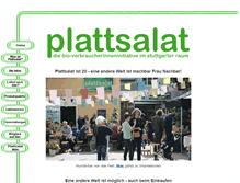 Tablet Screenshot of plattsalat.de